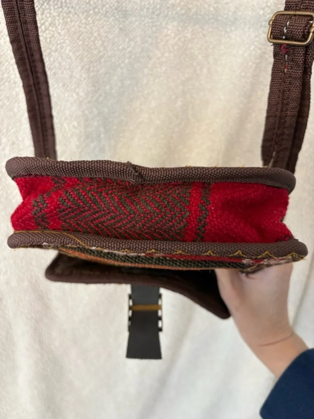 Bohemian Patterned Crossbody Mini Bag in Multicolor - Picture 6 of 13